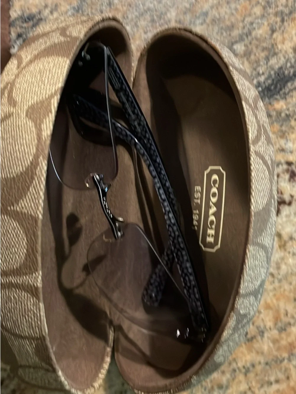 Men's Rimless Sunglasses with Dark Smoke Lenses